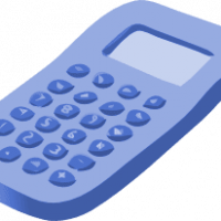 A calculator representing how much to pay in a chapter 13 bankruptcy